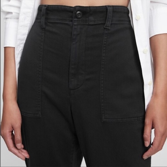 NWOT | GAP | High Rise Carpenter Straight Leg Pants | Size 4 | Army Green - Picture 3 of 3